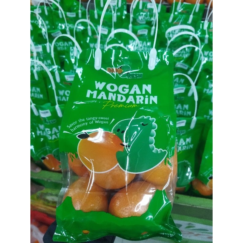 

Jeruk wogan mandarin dino 850gram/pack