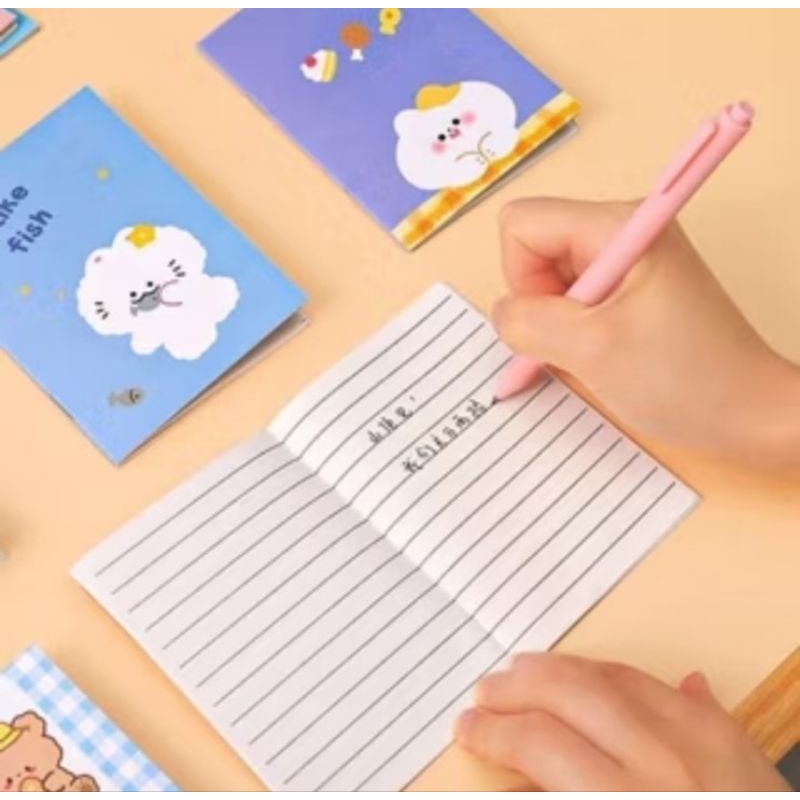 

Buku Tulis Mini Motif Kartun Notebook Mini Cartoon Mini Book Notepad Bergambar Buku Tulis Memo Kecil