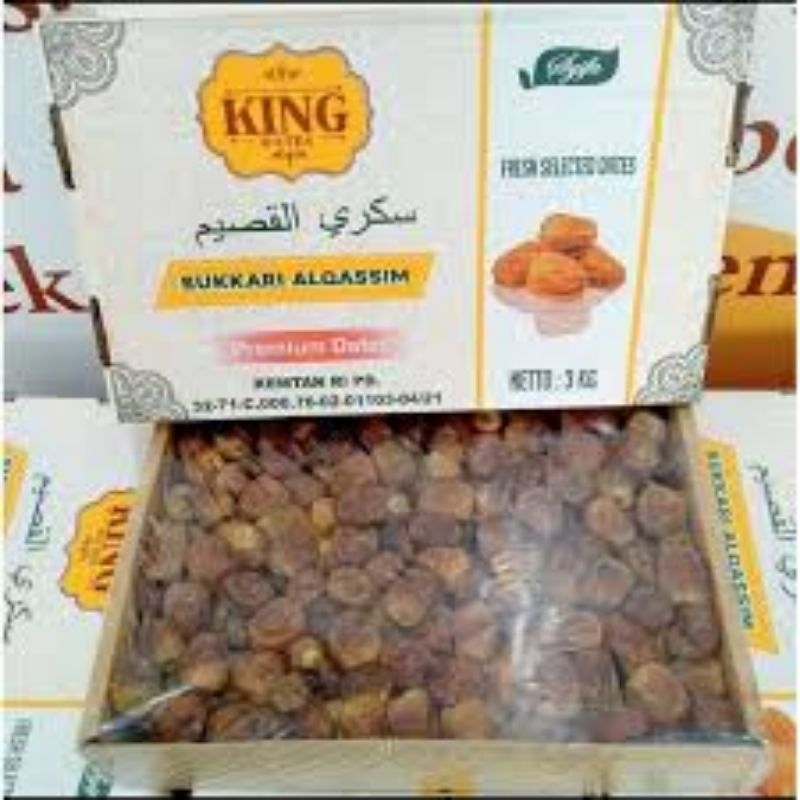 

Kurma Sukari Premium merk king 3kg