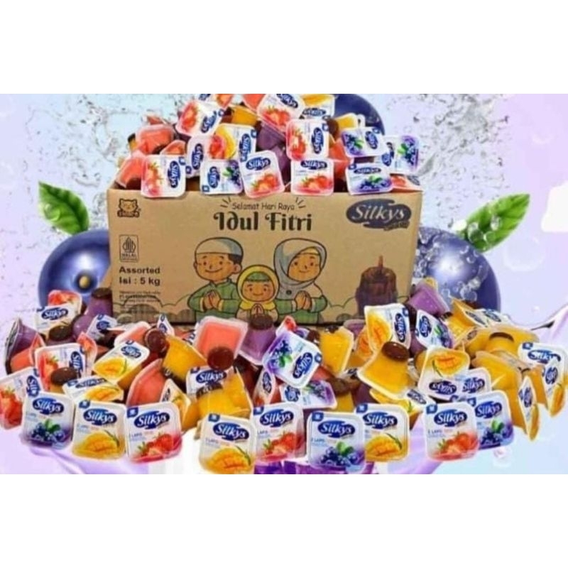 

Jelly Silky puding awuran 5 kg Idul Fitri