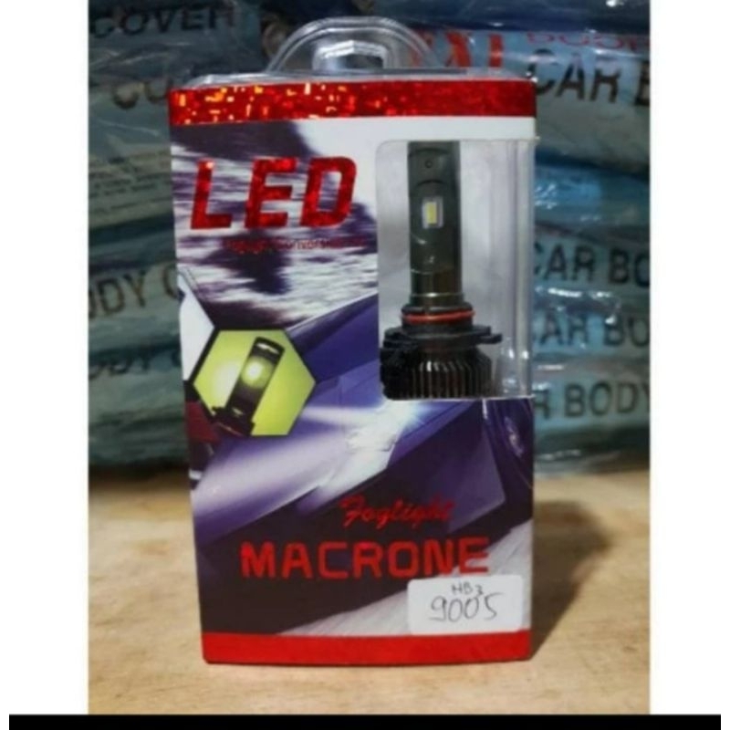 LAMPU LED MC6 HB3/9005 MACRONE/SEPASANG