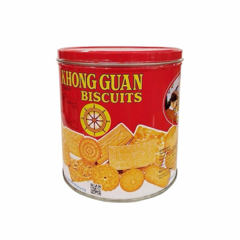 

TERMURAH Khong guan Mini biskuit Assorted Merah kaleng 650g