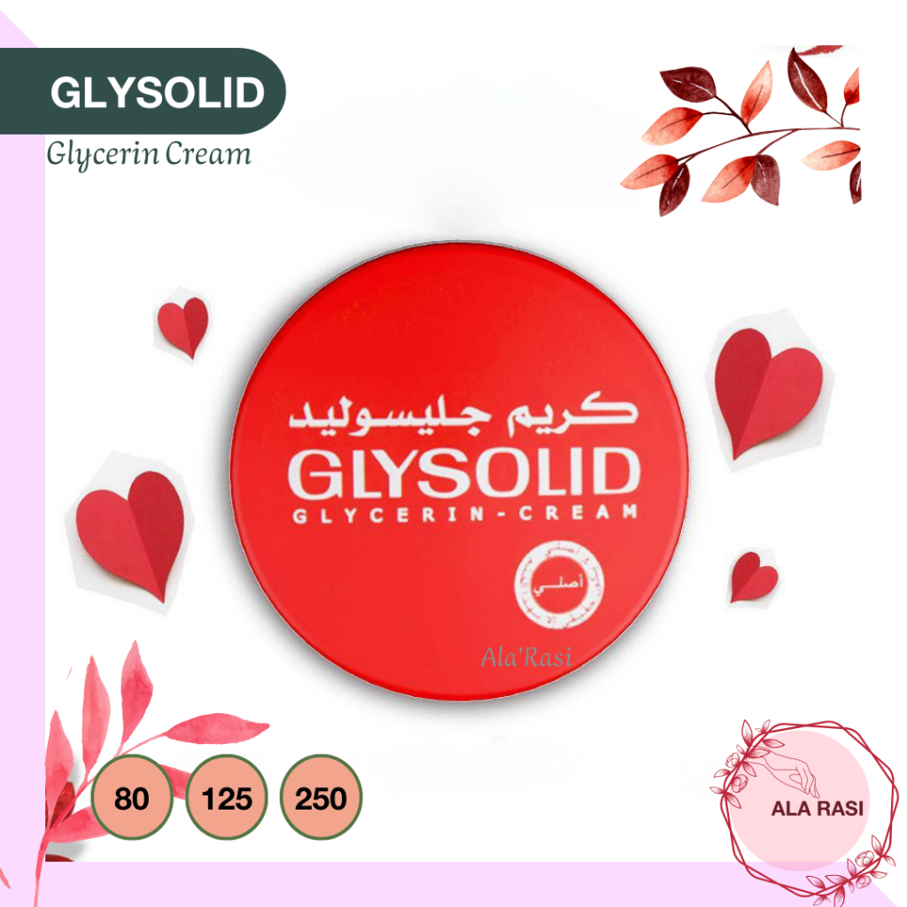 Krim Glysolid Glycerin 125ml Melembabkan Kulit Kering BPOM Jerman