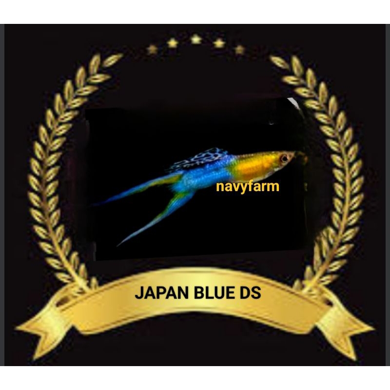 

STIKER UNIK GUPPY JAPAN BLUE DS
