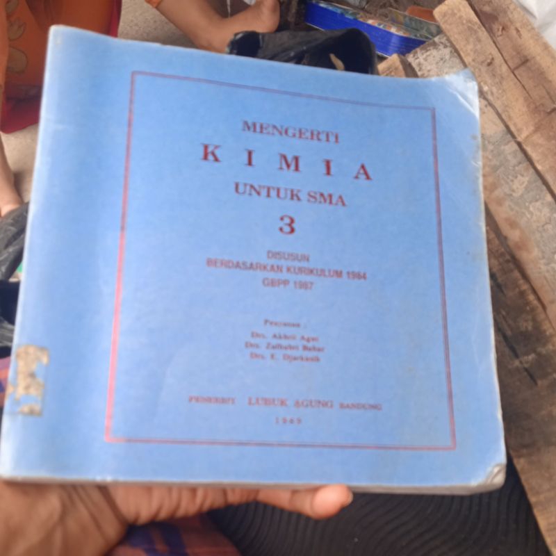 buku mengerti kimia untuk SMA 3 buku jadul