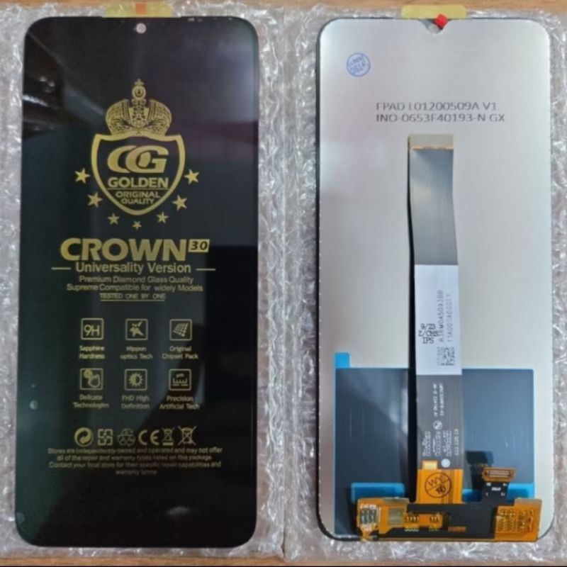 LCD FULLSET REDMI 9A/9i/9C/10A ORIGINAL HITAM