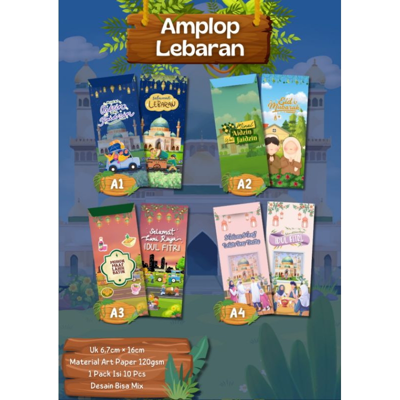 

Amplop Lebaran Isi 10 pcs/Angpao Lebaran