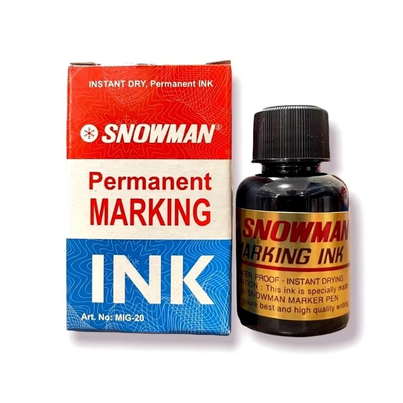 

Tinta Refill Spidol Snowman Permanent MIG-20 / MIG20