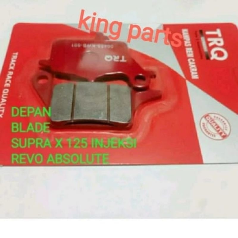 DISPAD DEPAN KAMPAS REM DEPAN BRADE SUPRA X 125 INJEKSI SUPRA X125 FI