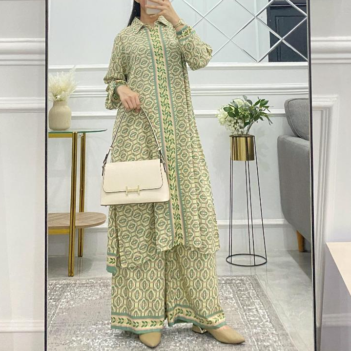 Setelan Wanita Muslim Terbaru 2026 Viral Kekinian Murah Korean Style Setwlan Idulfitri One Set Setel