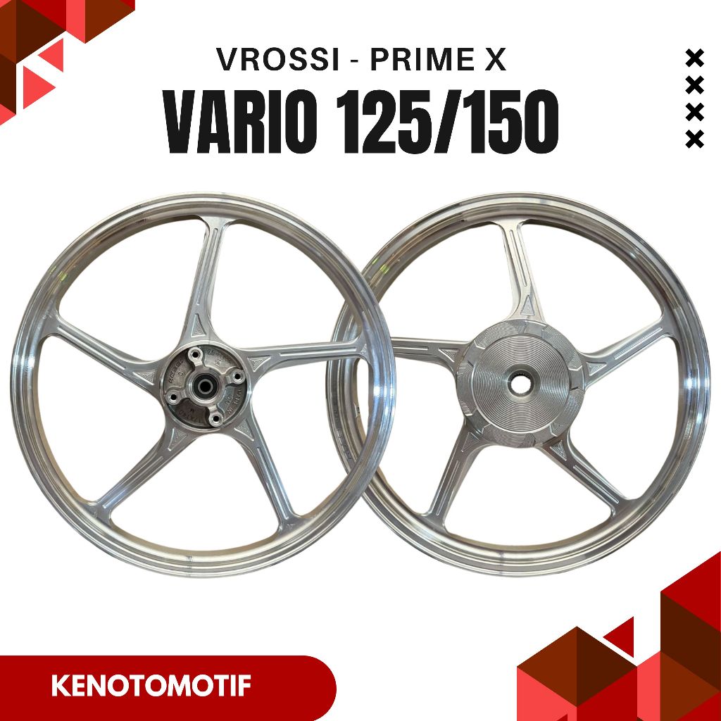 VRossi Prime X Velg Palang 5 Model Enkei Vario 110 - Vario 125/150 - 140 / 160 - 17