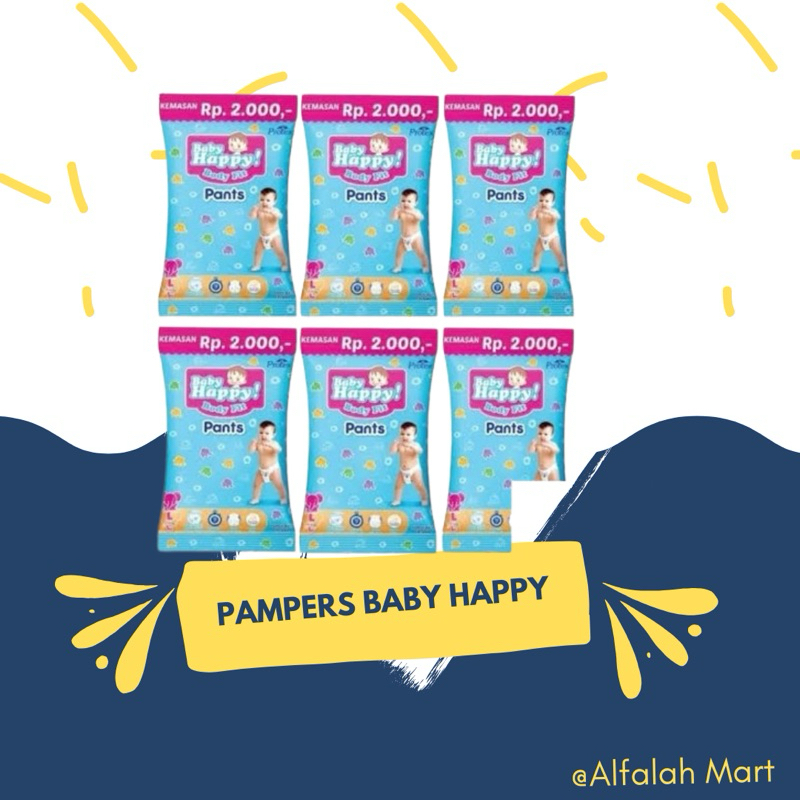 PAMPERS BABY HAPPY RENCENG | BABY HAPPY PAMPERS | PAMPERS BAYI