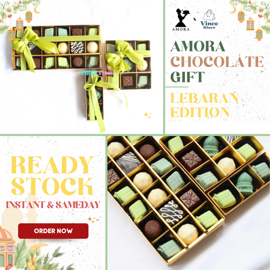 

Lebaran Chocolate Praline by Amora - Hadiah/Kado/Hampers Cokelat Lebaran/Idul Fitri
