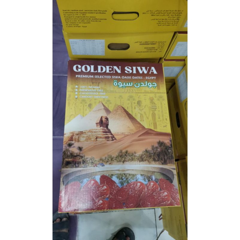 

1 Box Grossir 10 Kg Kurma Golden Siwa