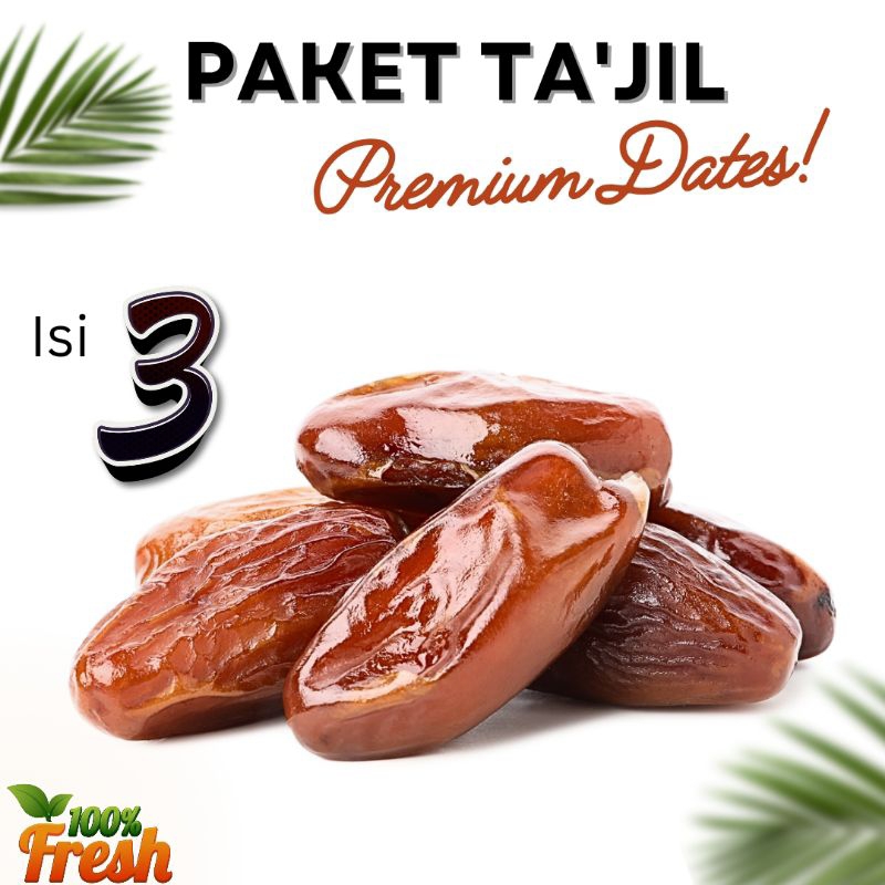 

KURMA ISI 3 BUTIR/PAKET TAJIL/PAKET BERBUKA PUASA