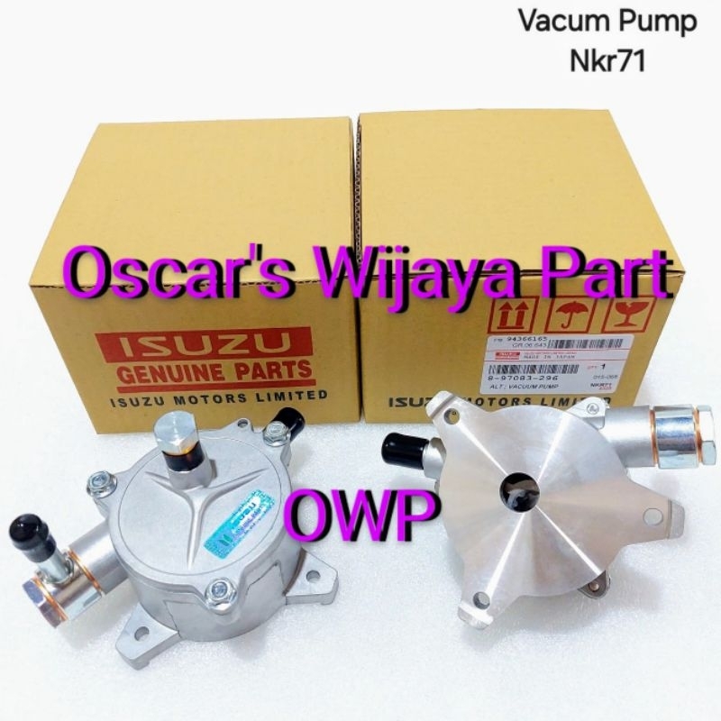 VACUM PUMP/VACUM BLOWER MOBIL ISUZU ELF/NKR 66/ NKR 71 ORIGINAL