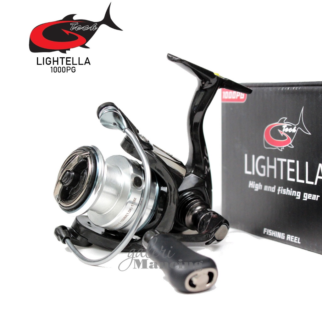 Reel G-TECH LIGHTELLA 1000 -- 4000 HG PG | Power Handle | Harian Kolam Danau Laut GTech