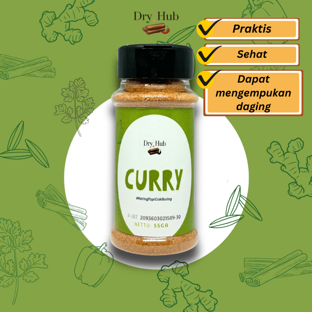 

Dry Hub Bumbu Instan Kering Bumbu Marinasi Bumbu Dapur [Curry]