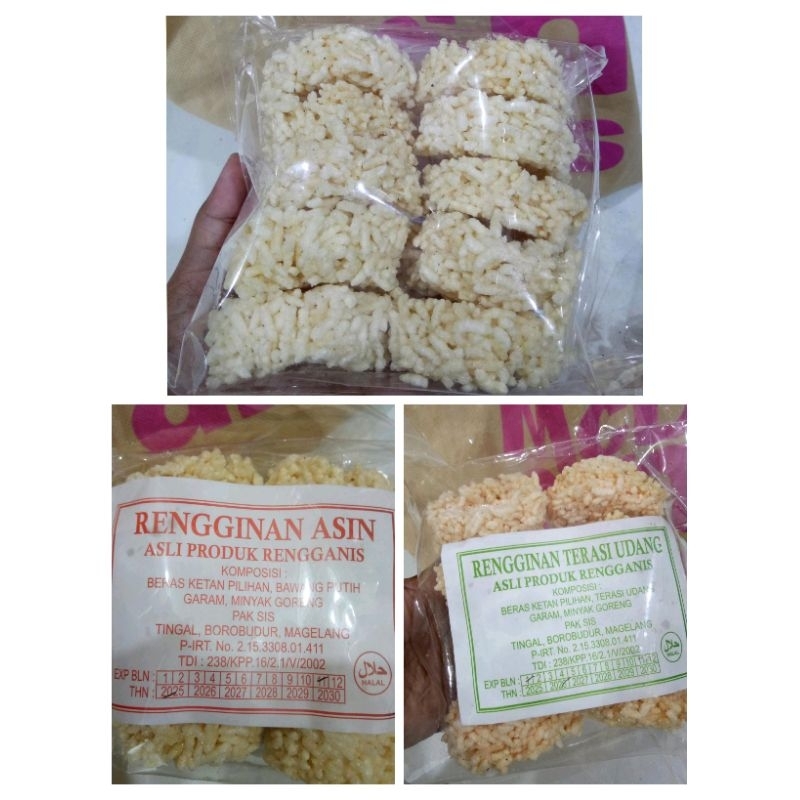 

Rengginang mateng siap makan isi 10