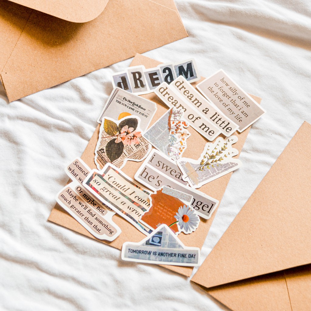 

Stiker Journaling Kit Quotes Kata Kata Aesthetic Waterproof Deco Motivasi Vintage Gitar Skateboard laptop Case Handphone HP