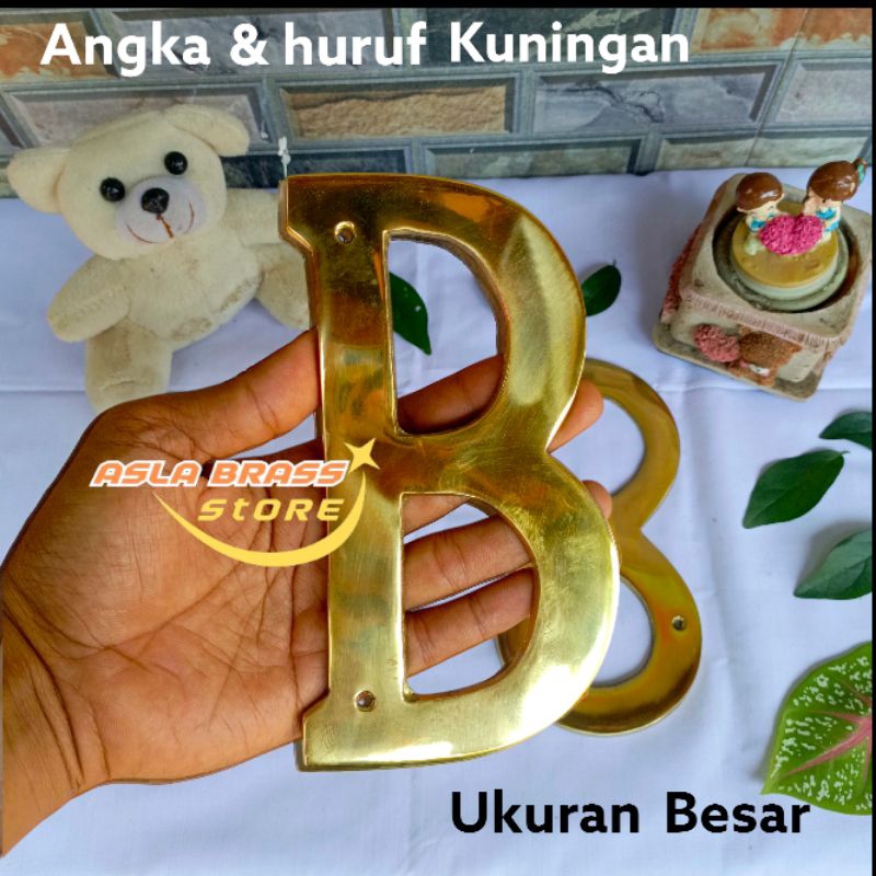 Nomer Dan Angka Rumah Kuningan Ukuran Besar Nomer Dan Huruf Industrial Nomer dan Angka Pagar