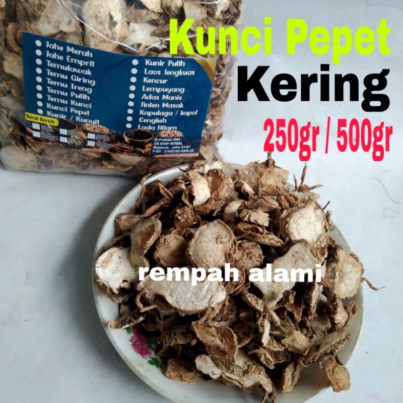 

Kunci Pepet / Temu Rapet / Kunir Putih 250/500gr
