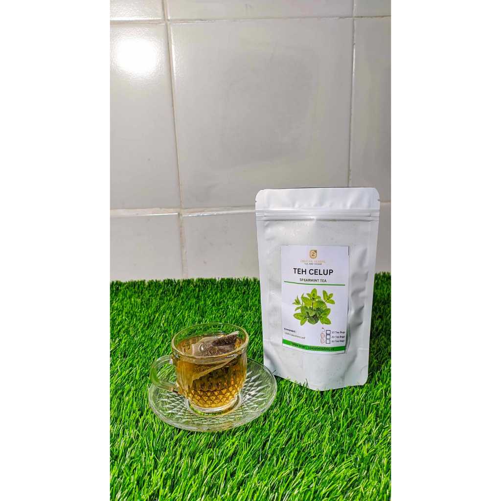 

Spearmint Tea / Teh daun mint isi 10 teh celup