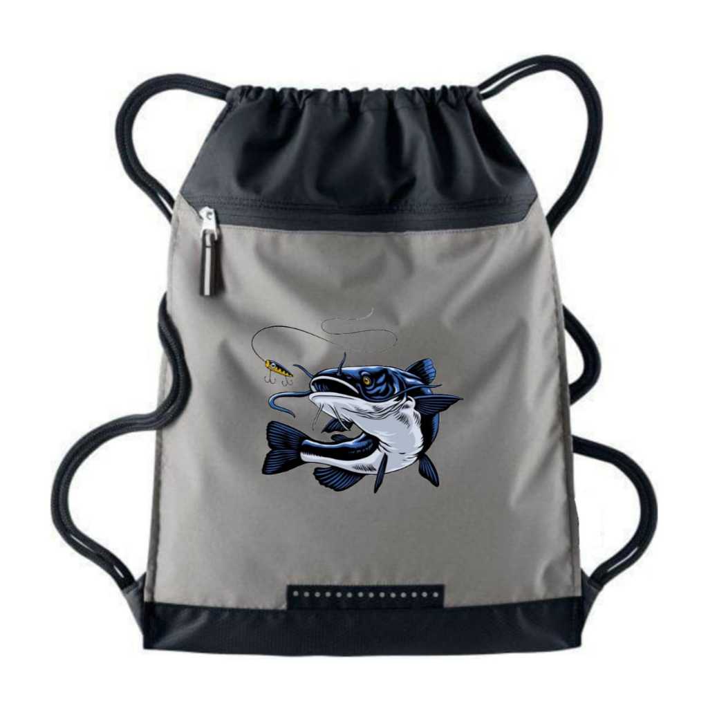 HZ Bags - Tas Pancing Ransel Selempang Serut Anti Air Mancing Lele Mania - Mancing Liar - Kolam