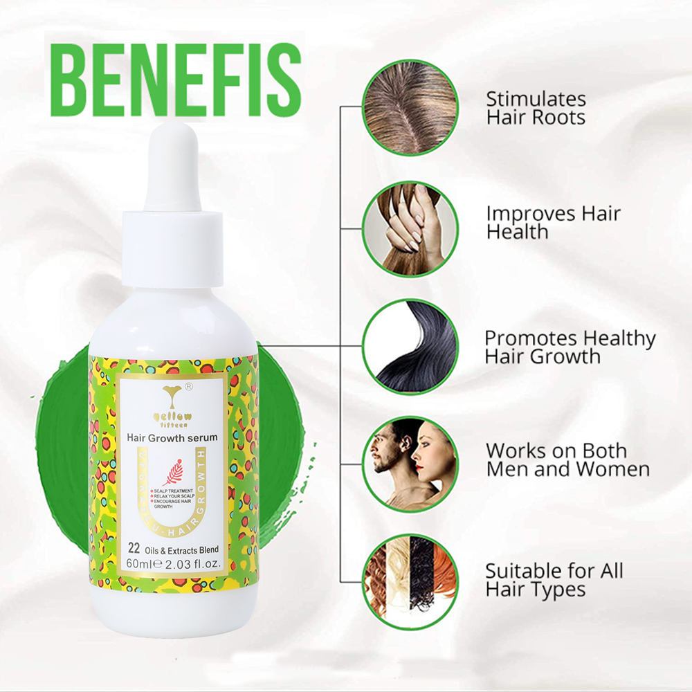 Yellow Fifteen Hair Serum [BPOM] Rosemary Oil Saw Palmetto Coconut Oil Olive Oil Jojoba Oil Castor O