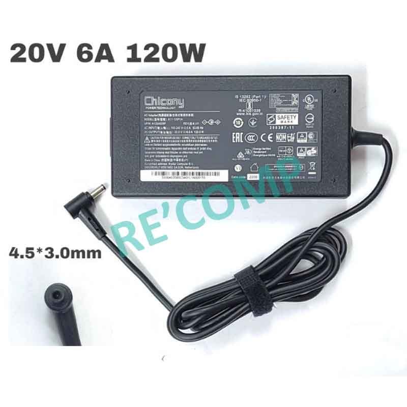 ADAPTER CHARGER MSI KATANA GF63 11US 11SC 11UCX-1424US MS-16R5 6.0A