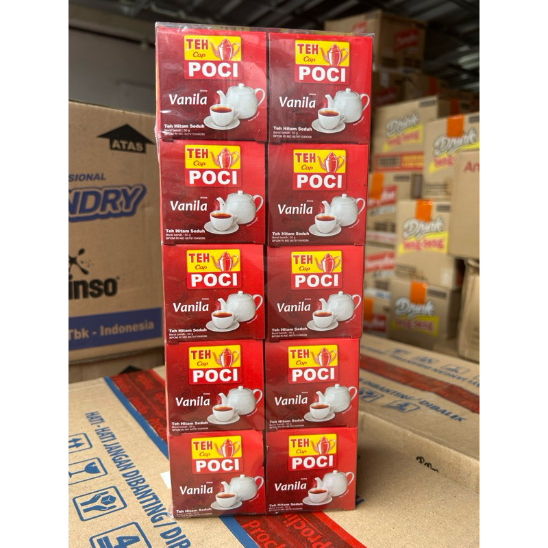 

Teh Cap POCI 50gram teh Hitam seduh perPak