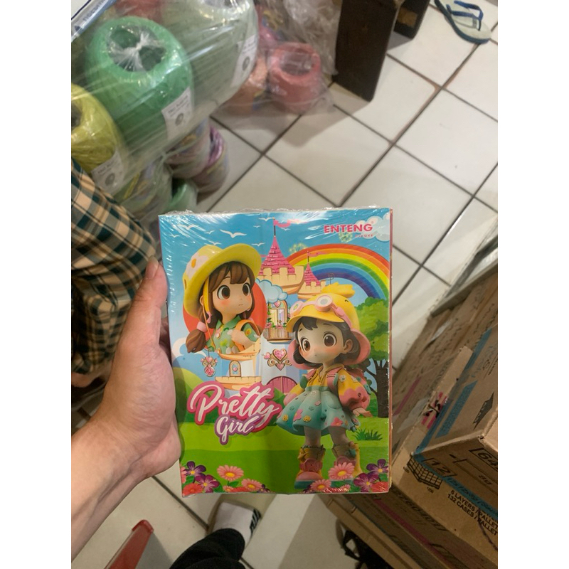 

Buku Tulis merek Enteng 30 lembar 1 Pack ( 10 pcs ).