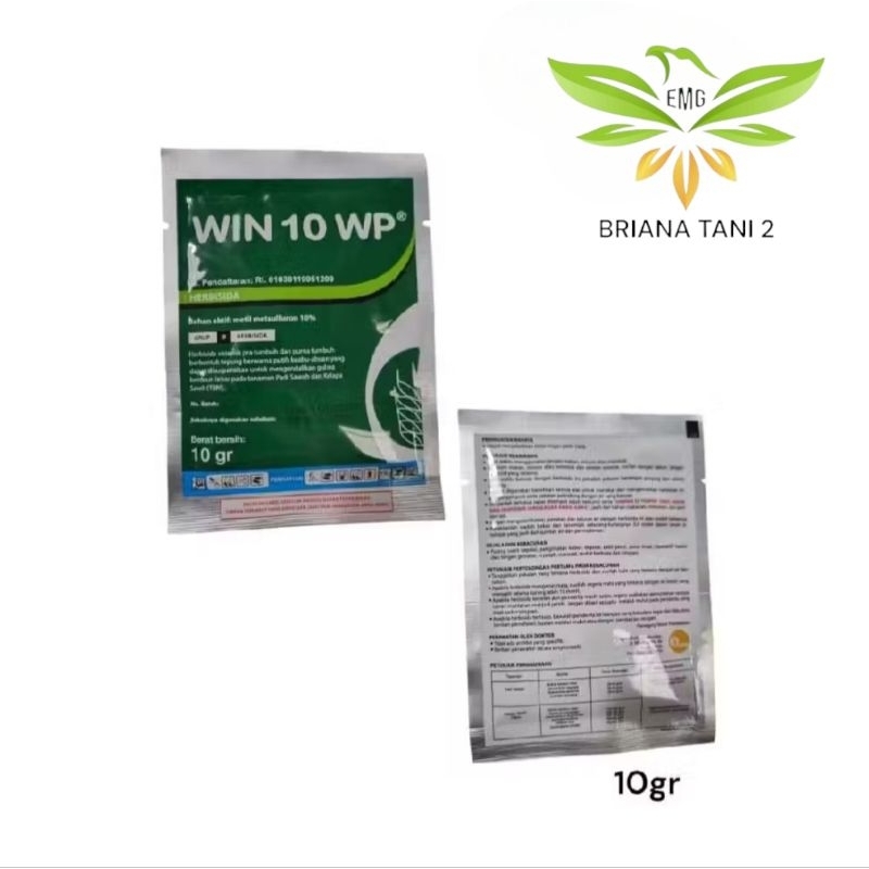 Win 10WP 10gr metil selfulfuron 10% Herbisida Pembasmi Rumput Dan Gulma Pada tanaman