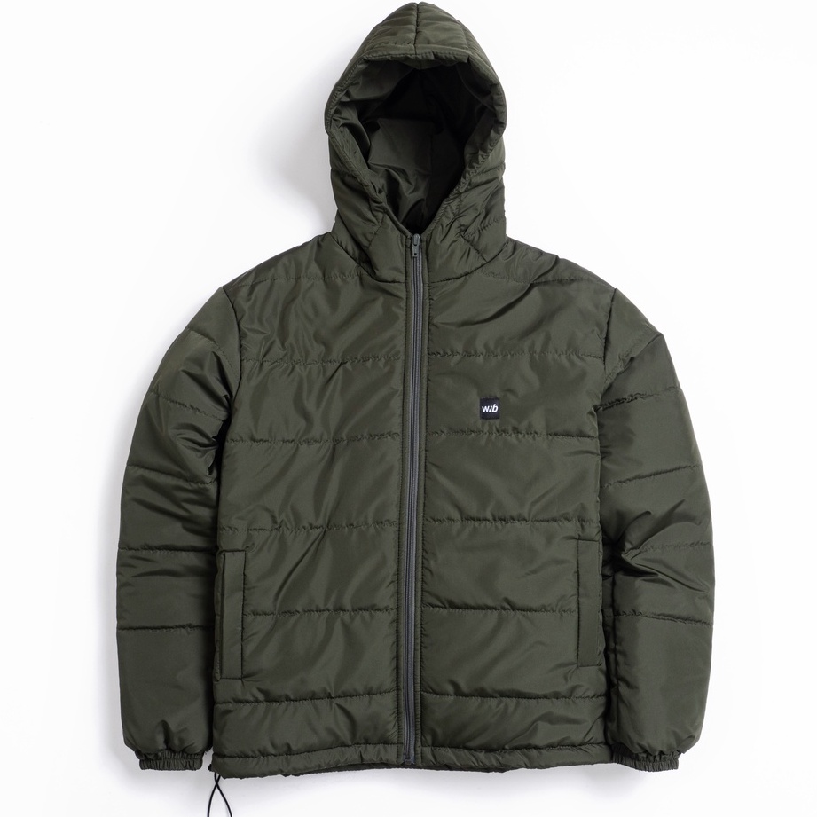KODE N87H Lune Puffer Jacket Green  Jaket Puffer Hijau  WNB Indonesia