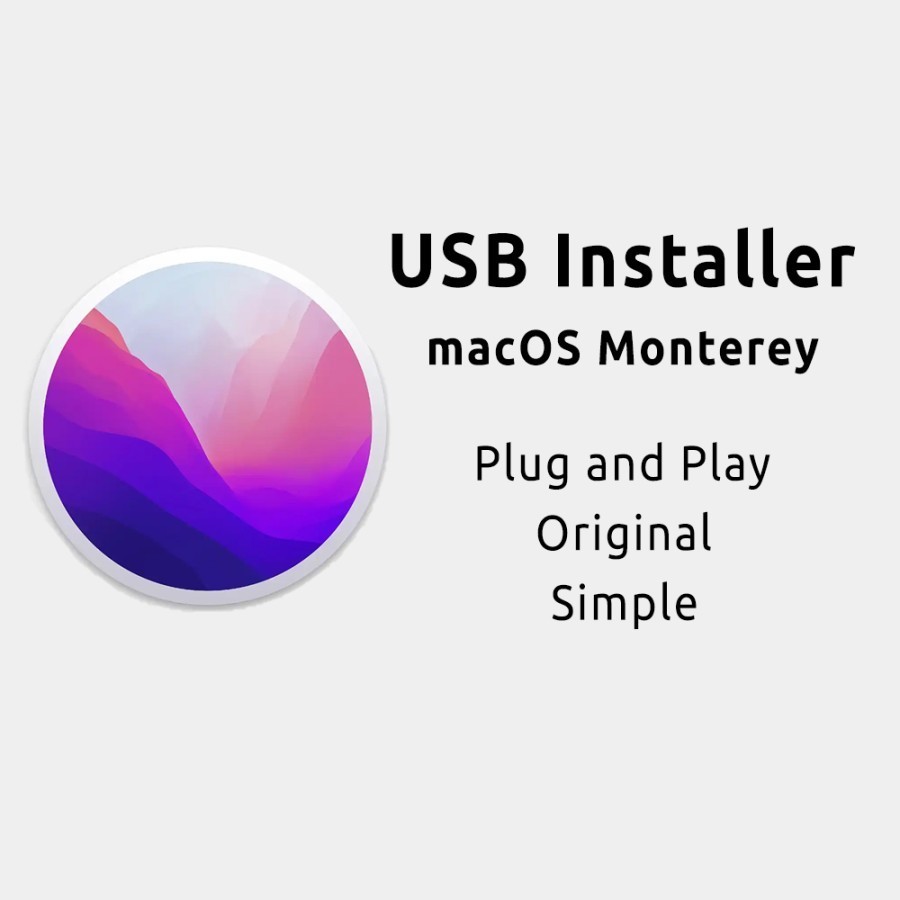 Installer Mac OS USB MacOS Monterey Patcher