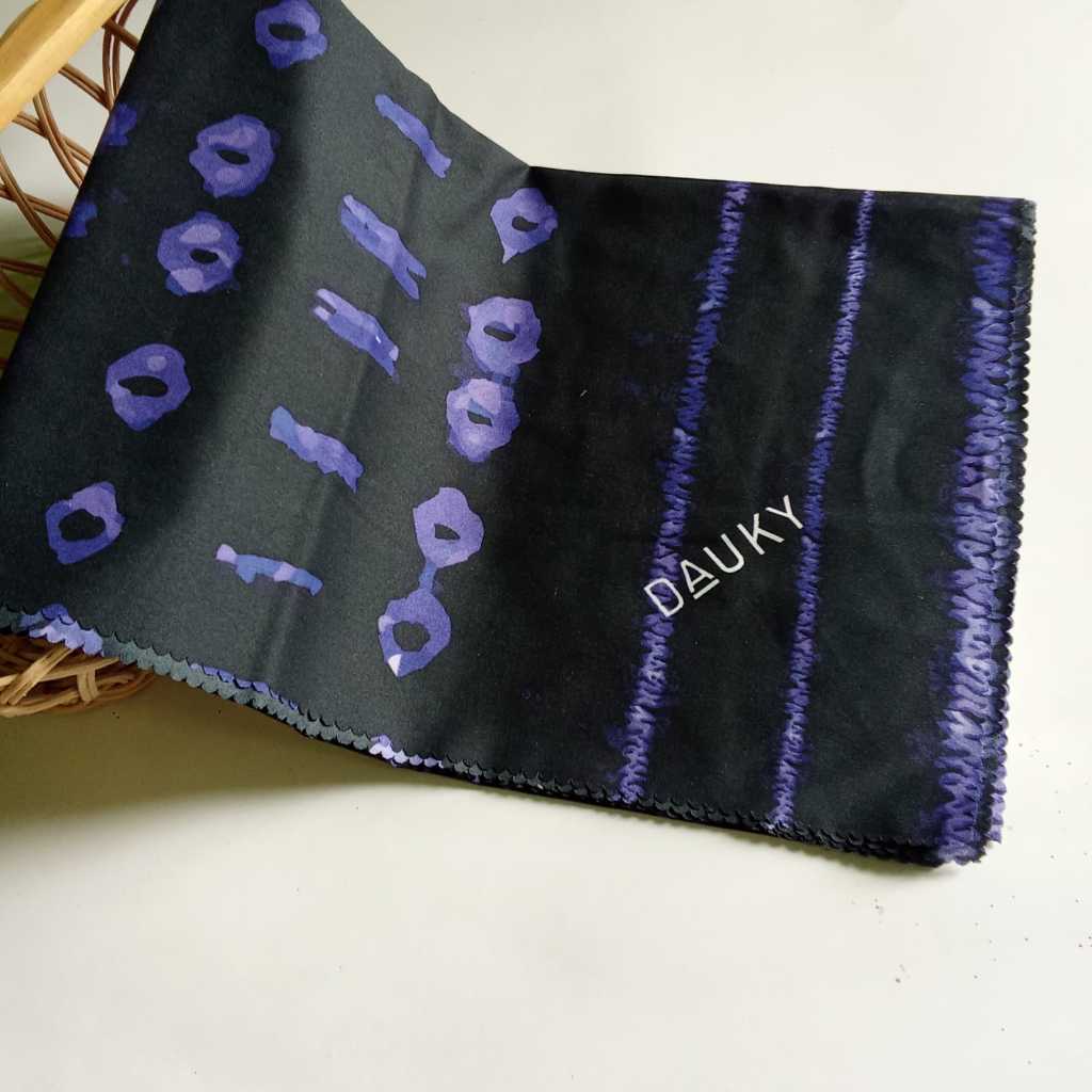 DAUKY hijab kerudung motif by dauky terbaru