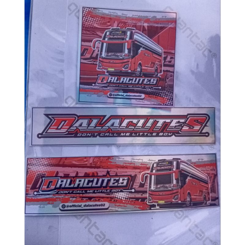 

STIKER DALACUTES 100 % ASLI DARI ADMIN