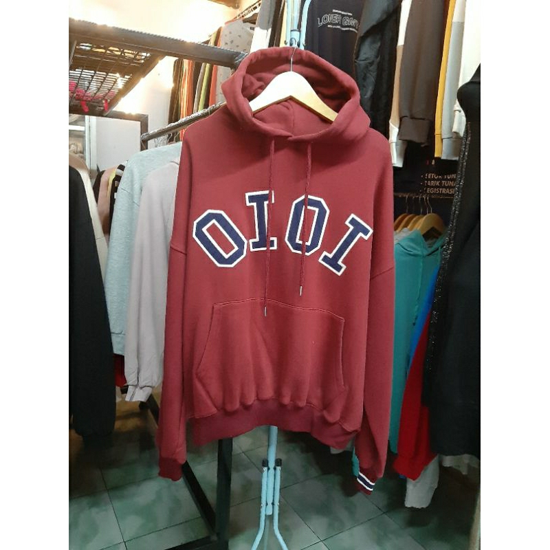 Hoodie MAROON SeCOND O1O1 | 5252 BY O1O1 | HOODIE OIOI FREE SIZE
