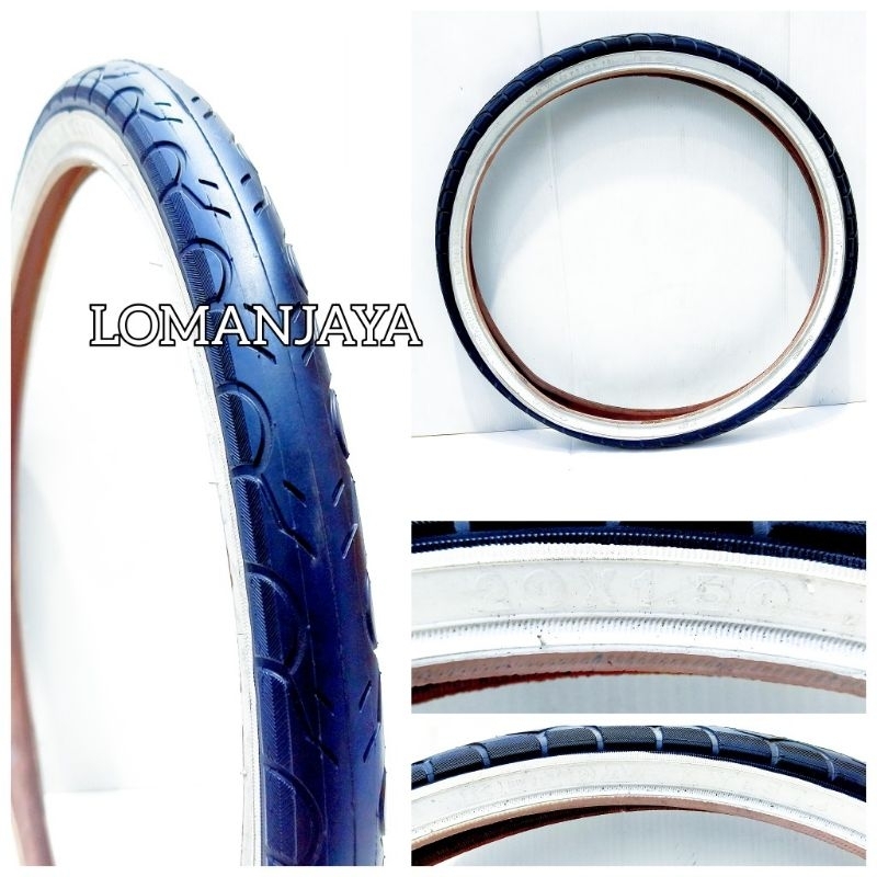 Ban Luar Sepeda 20×1.50 Hitam Putih Bmx Kenda Kwest