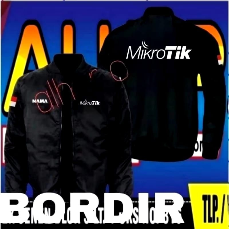 Jaket bordir mikrotik jaket mikrotik jaket bomber mikrotik jaket kerja mikrotik jaket seragam mikrot