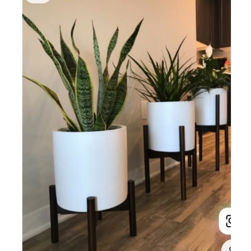 Tempat Pot bunga atau Meja pot bunga besi Hollow