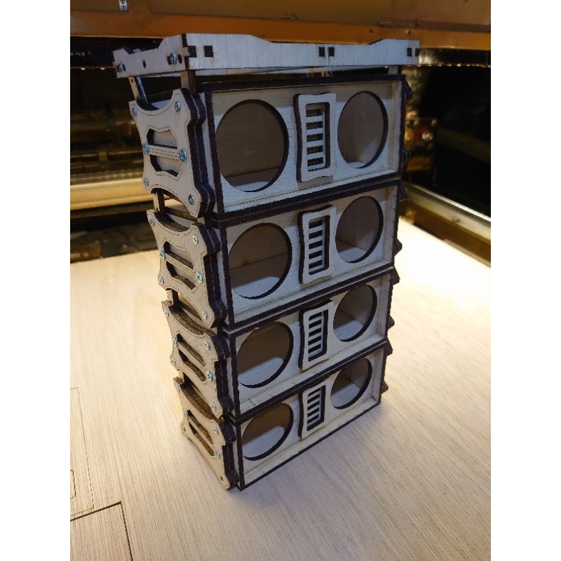 1 set box line array 2 Inc double variasi twetter
