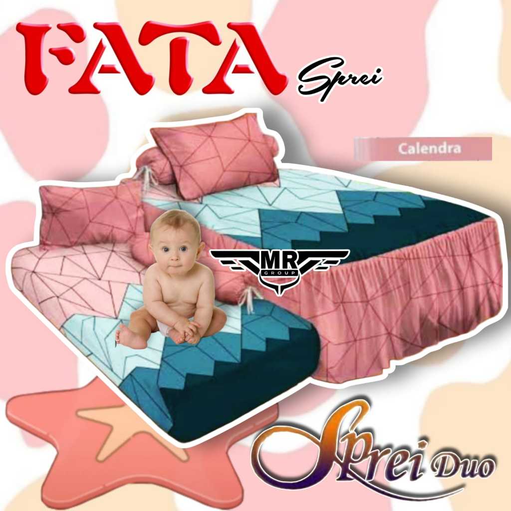 MR.GROUP - FATA SPREI SORONG 2IN1 120X200 - SPREI FATA DUO 120X200 - SPREI RUMBAY FATA 120X200
