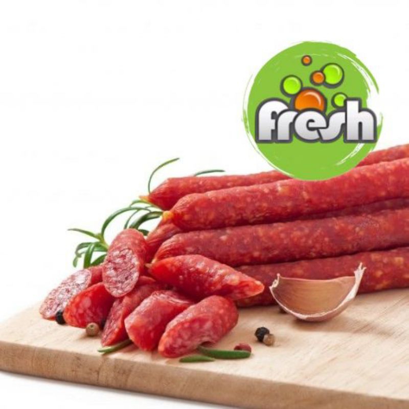 

Sosis Babi Manis 1pc / Lapchiong Malaysia 1pc. Non Halal