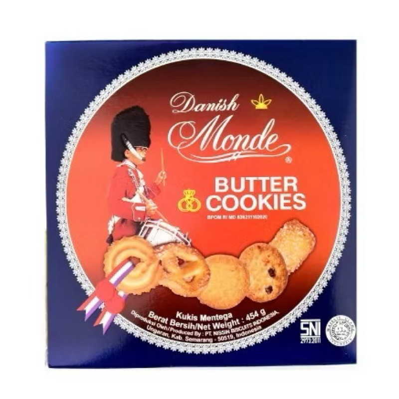 

MONDE BLUE BUTTER COOKIES 454 gram