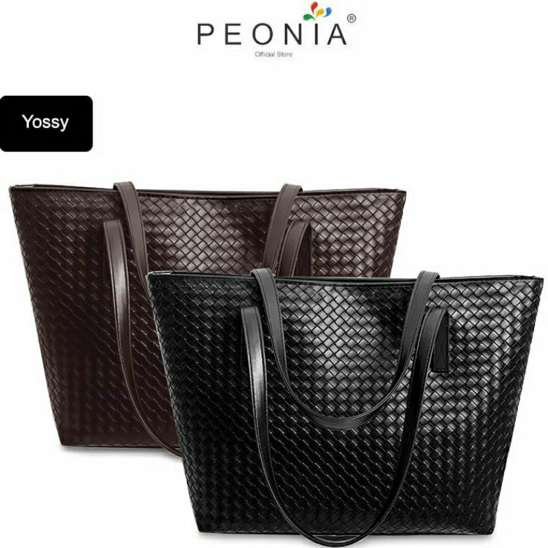 YOSSY TOTEBAG TAS WANITA IMPORT KOREAN STYLE by PEONIA
