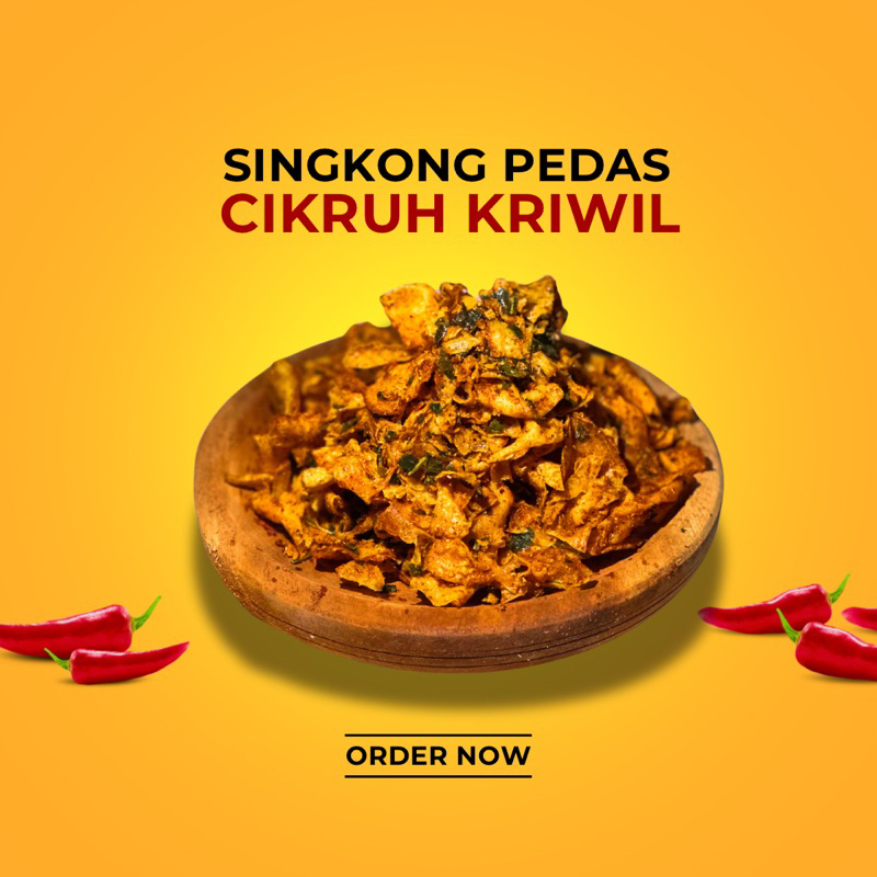 

Keripik Singkong Pedas Cikruh