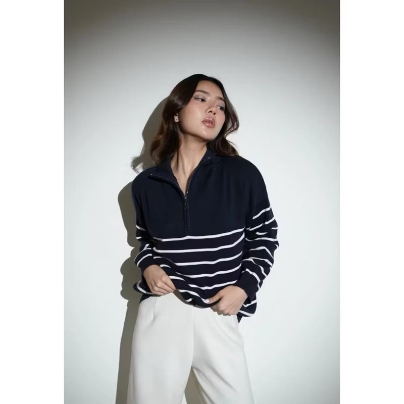 FREE ONGKIR FUSION.ID SWEATER KNIT HAE IN (OST QUEEN OF TEARS) - ATASAN RAJUT PREMIUM