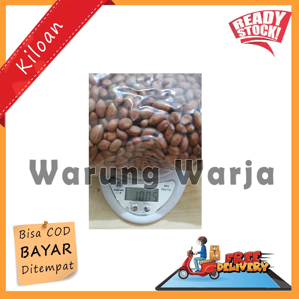 

KACANG TANAH MENTAH INDIA1kg / KACANG OSE / KACANG OC / BARU & FRESH