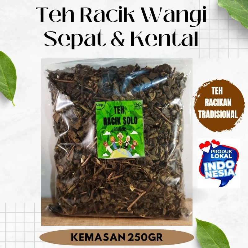 

Teh Racik Solo - Teh Wangi Aroma Melati - Teh esteh jumbo wasgitel, Teh Saudara Kemasan 250gr